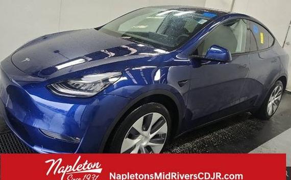 TESLA MODEL Y 2021 5YJYGDEE2MF196279 image